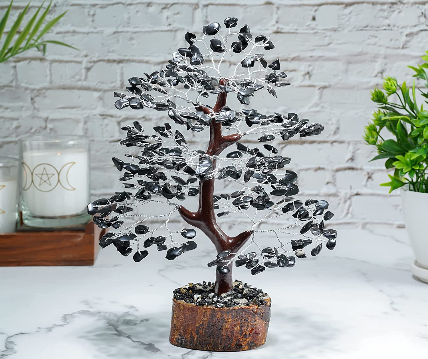 Black Tourmaline 300 Beads Tree
