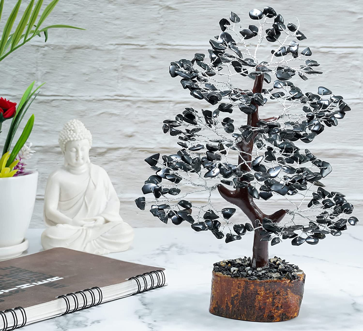 Black Tourmaline 300 Beads Tree
