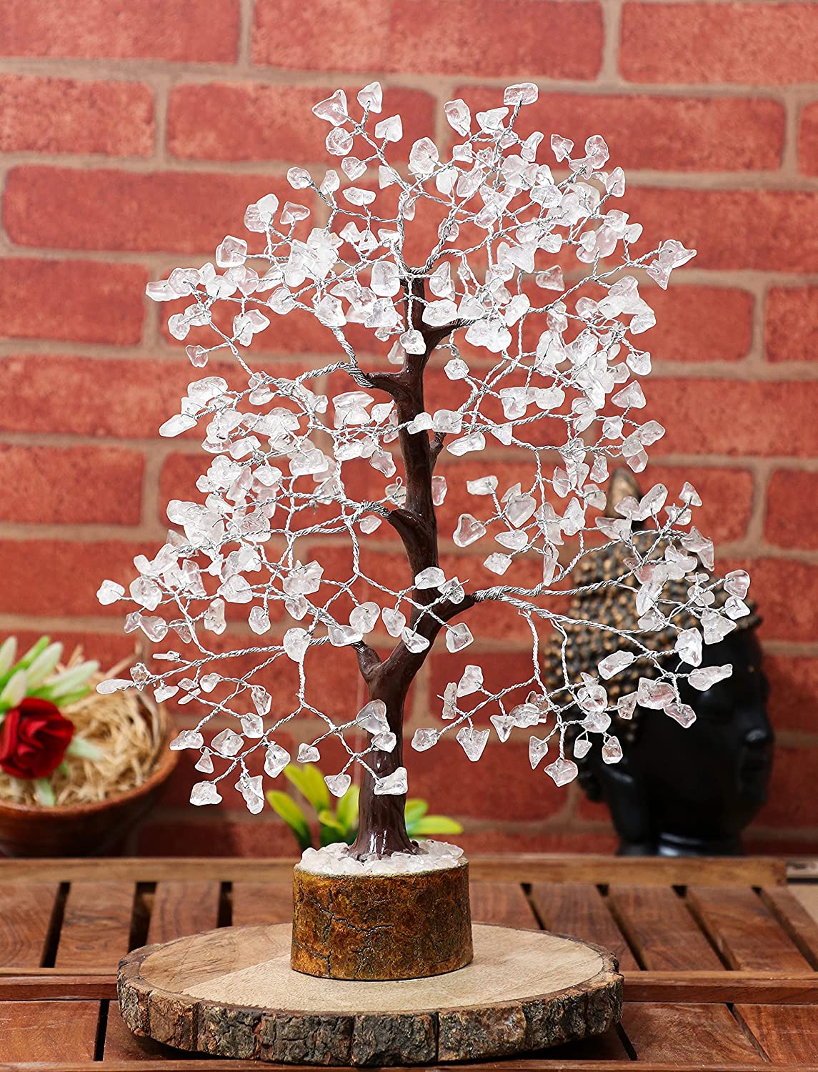 Natural Clear Quartz Tree 300 Beads