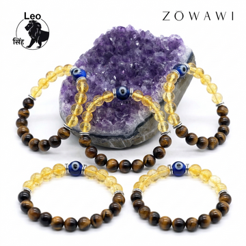 Leo Zodiac Sign ( Sinh Rashi Bracelet ) ( 5 pcs combo )