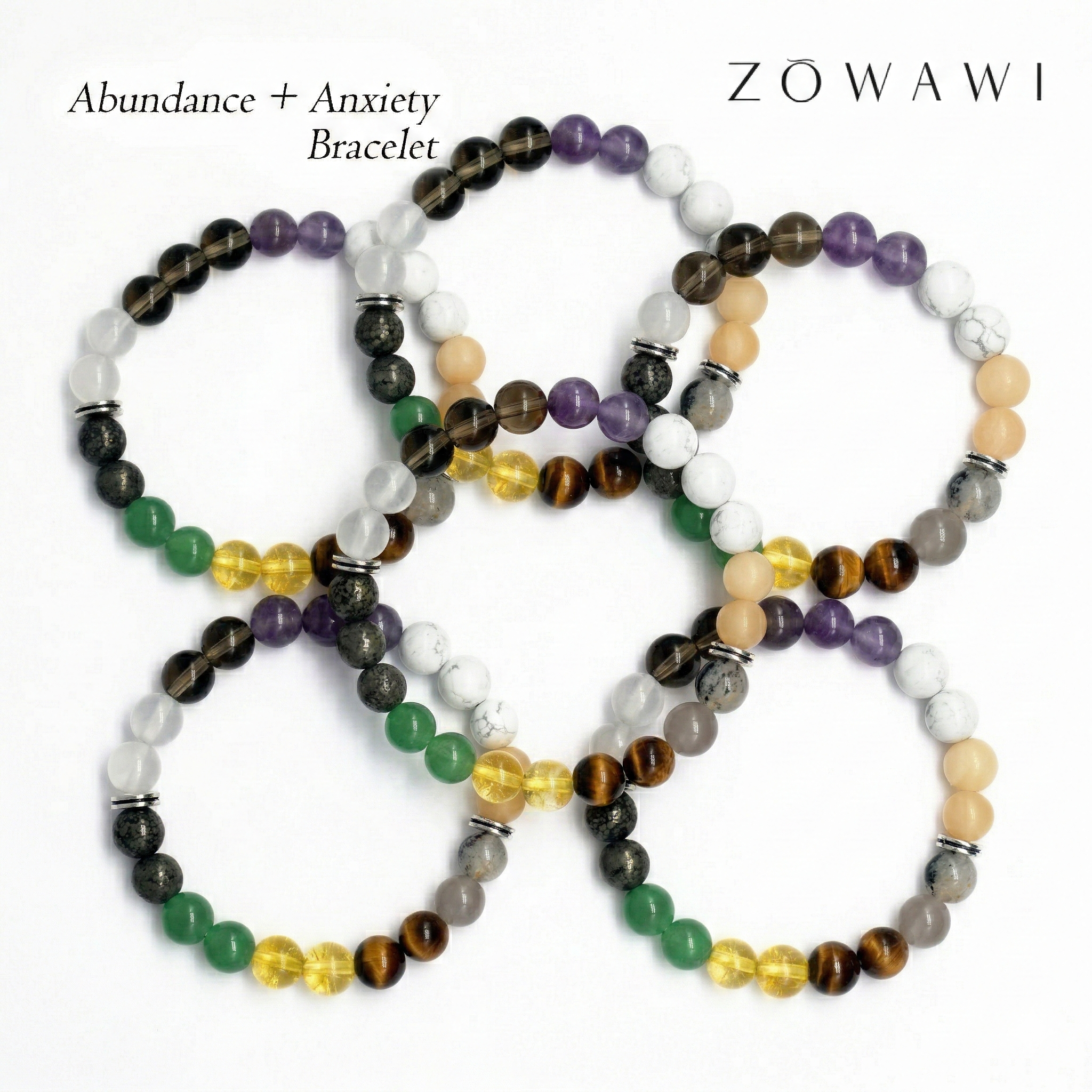 Abundance + Anxiety Bracelet ( 5pcs Combo )