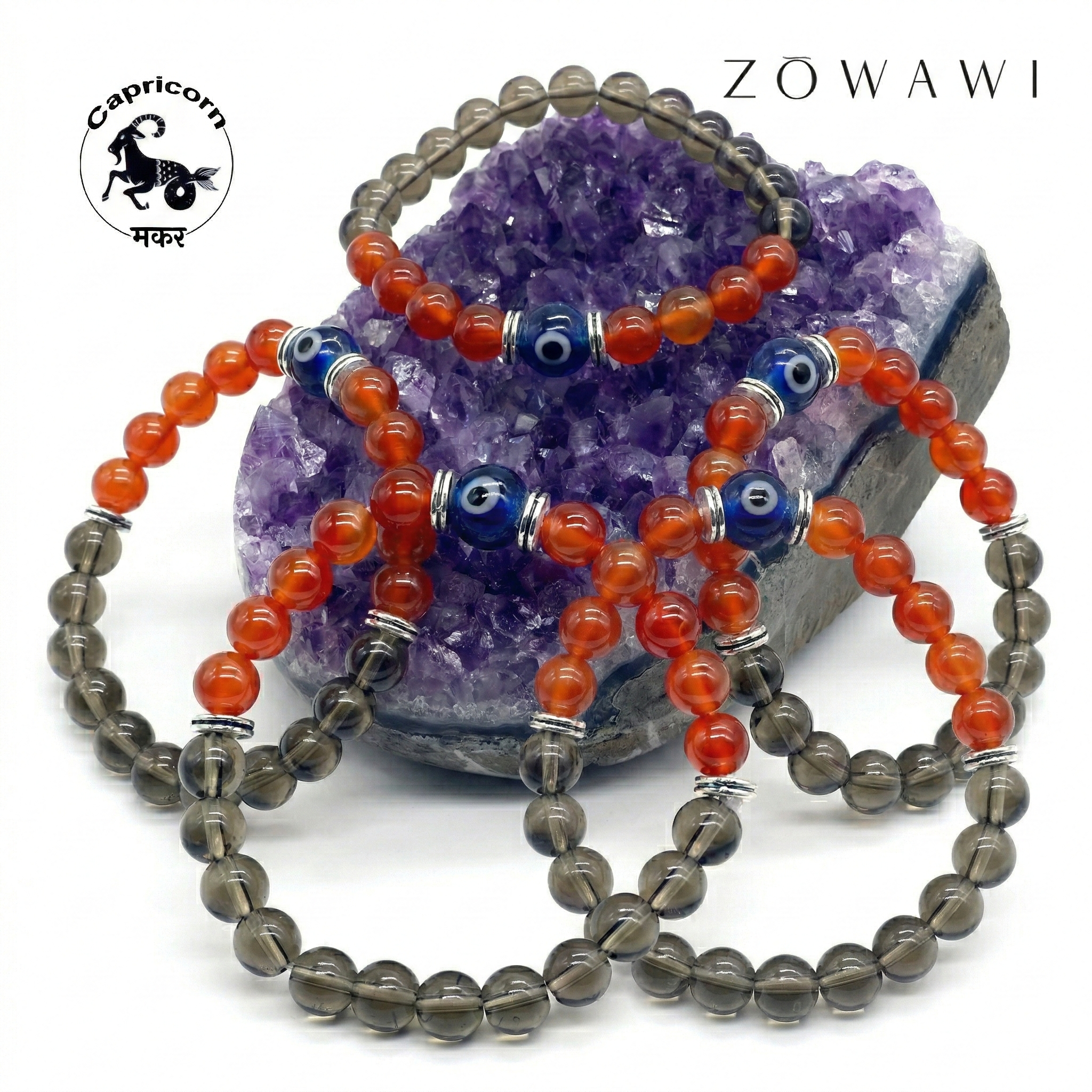 Capricon Zodiac Sign Bracelet Makar Rashi ( 5 pcs combo )