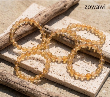 Natural Citrine Bracelet 8mm Beads Size ( 5 pcs combo )