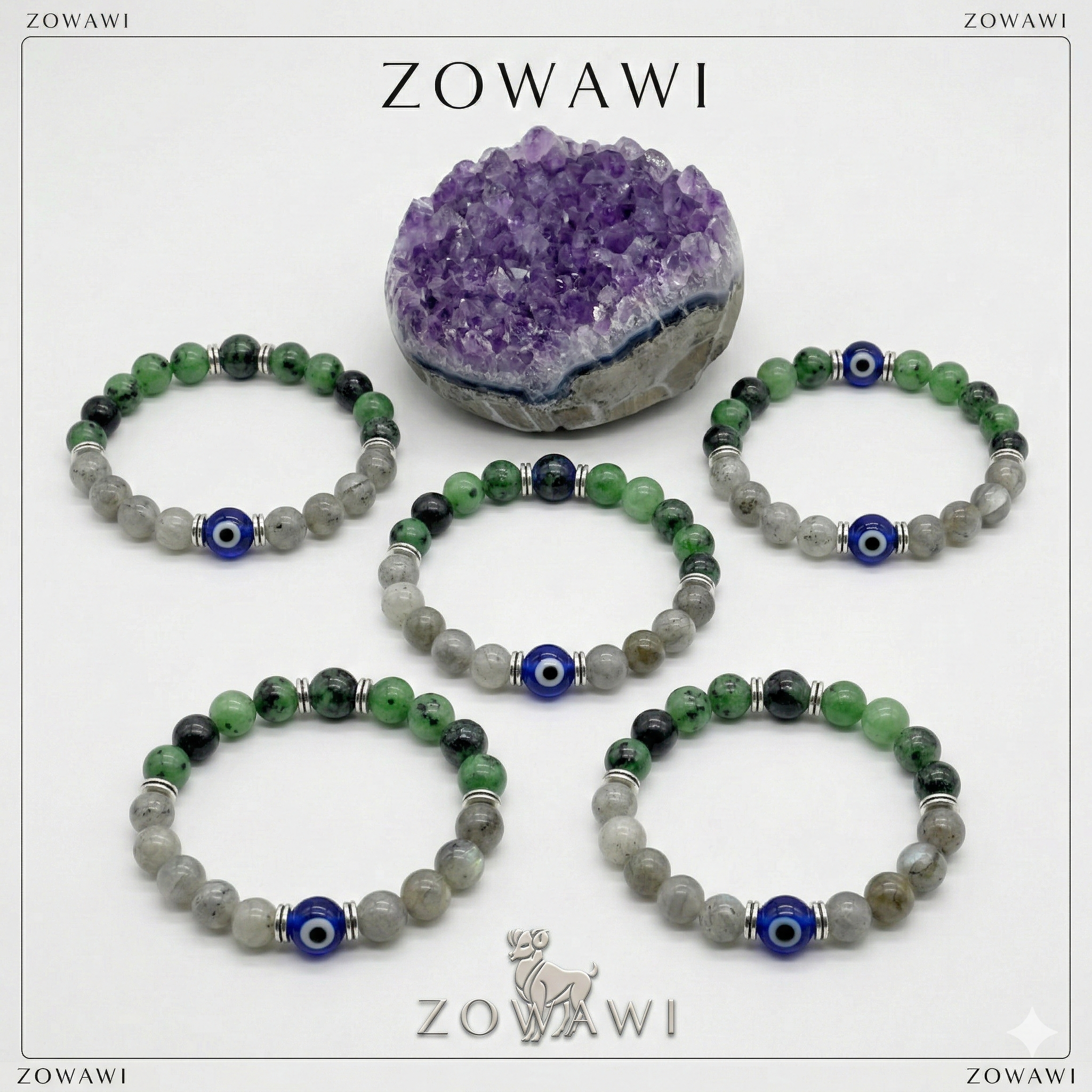 Aries Zodiac Sign Bracelet , Mesh Raashi Bracelet ( 5 pcs Combo )