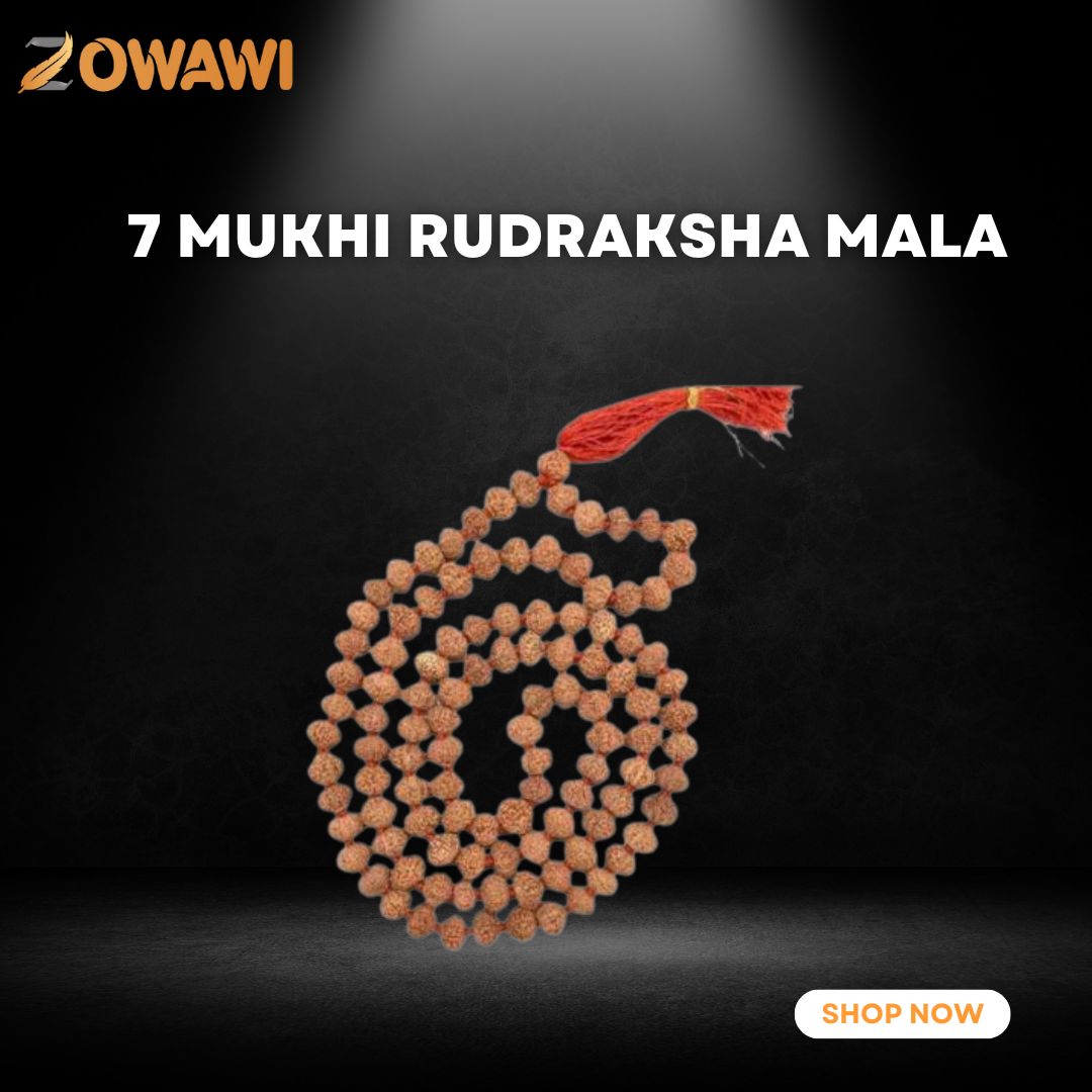 7 Mukhi Rudraksha Mala