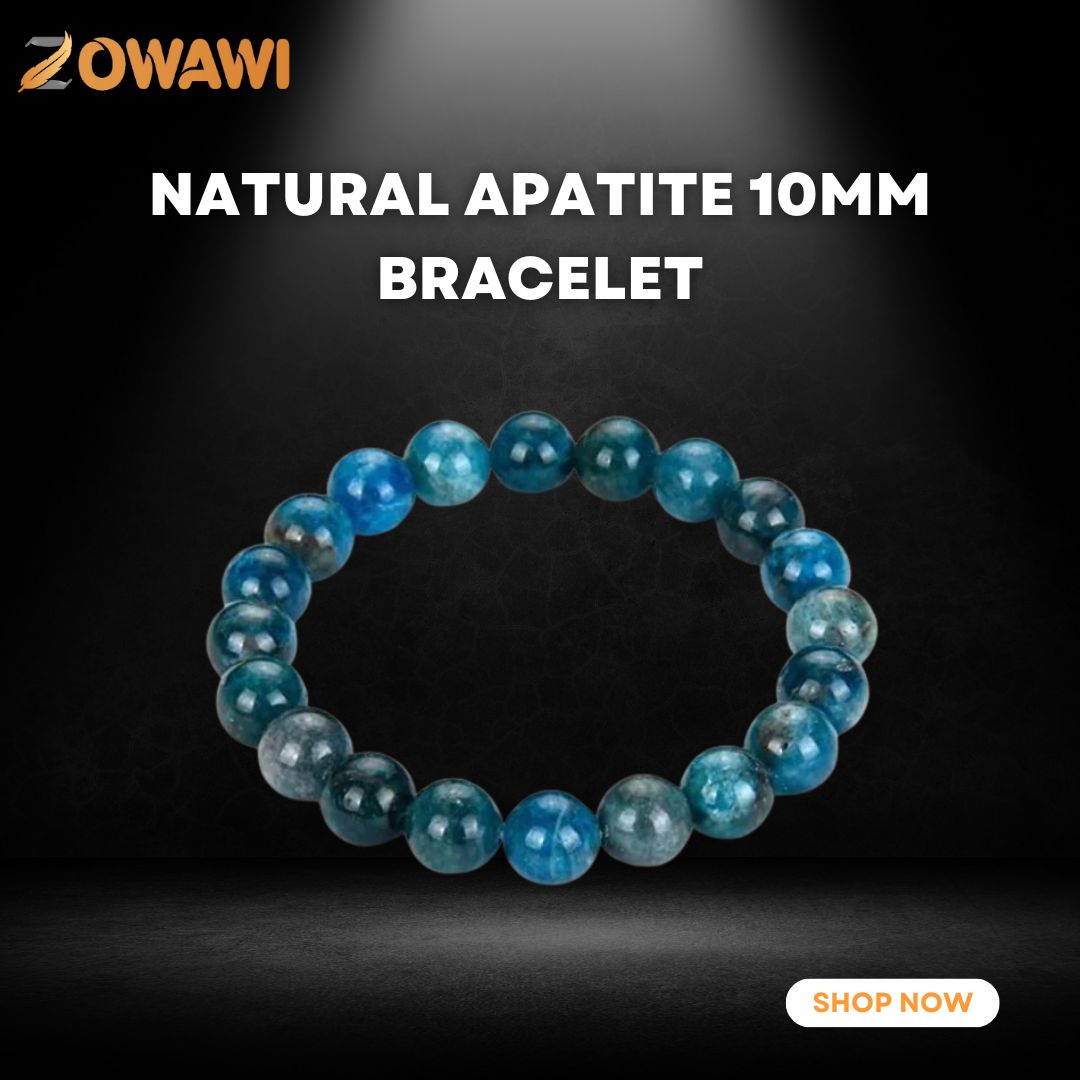 Natural Apatite 10mm Bracelet