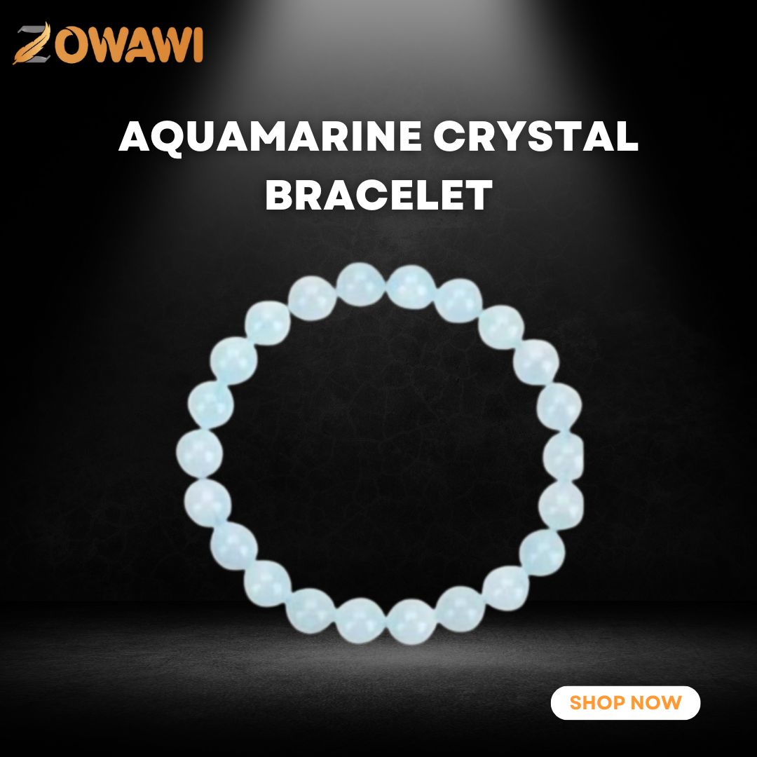 Aquamarine Crystal Bracelet