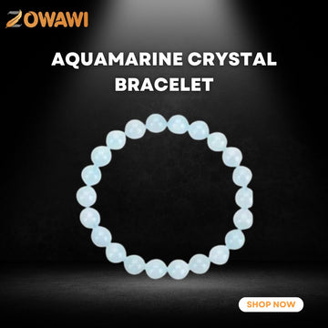 Aquamarine Crystal Bracelet
