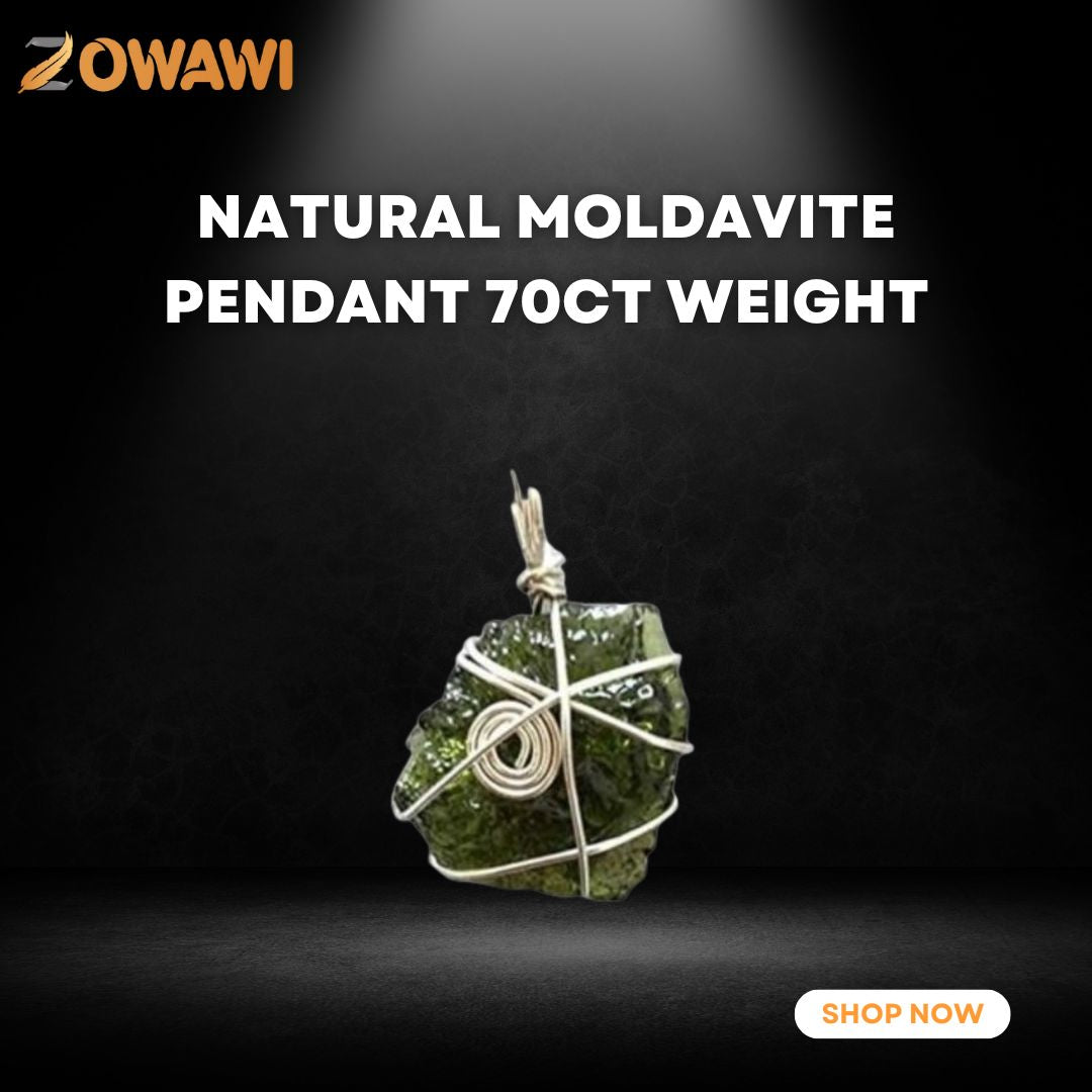 Natural Moldavite Pendant 70ct Weight