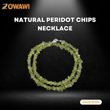 Natural Peridot Chips Necklace