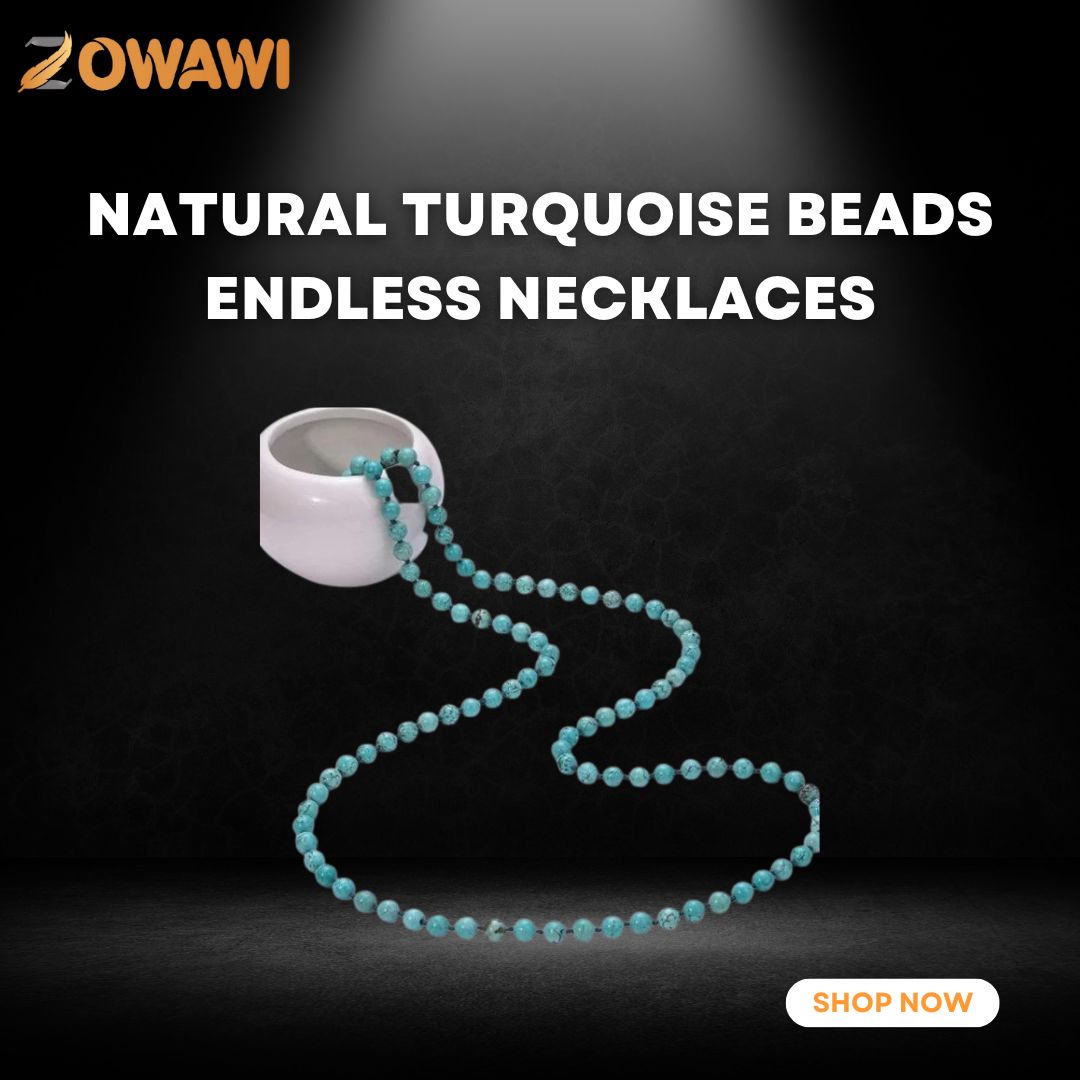 Natural Turquoise Beads Endless Necklaces