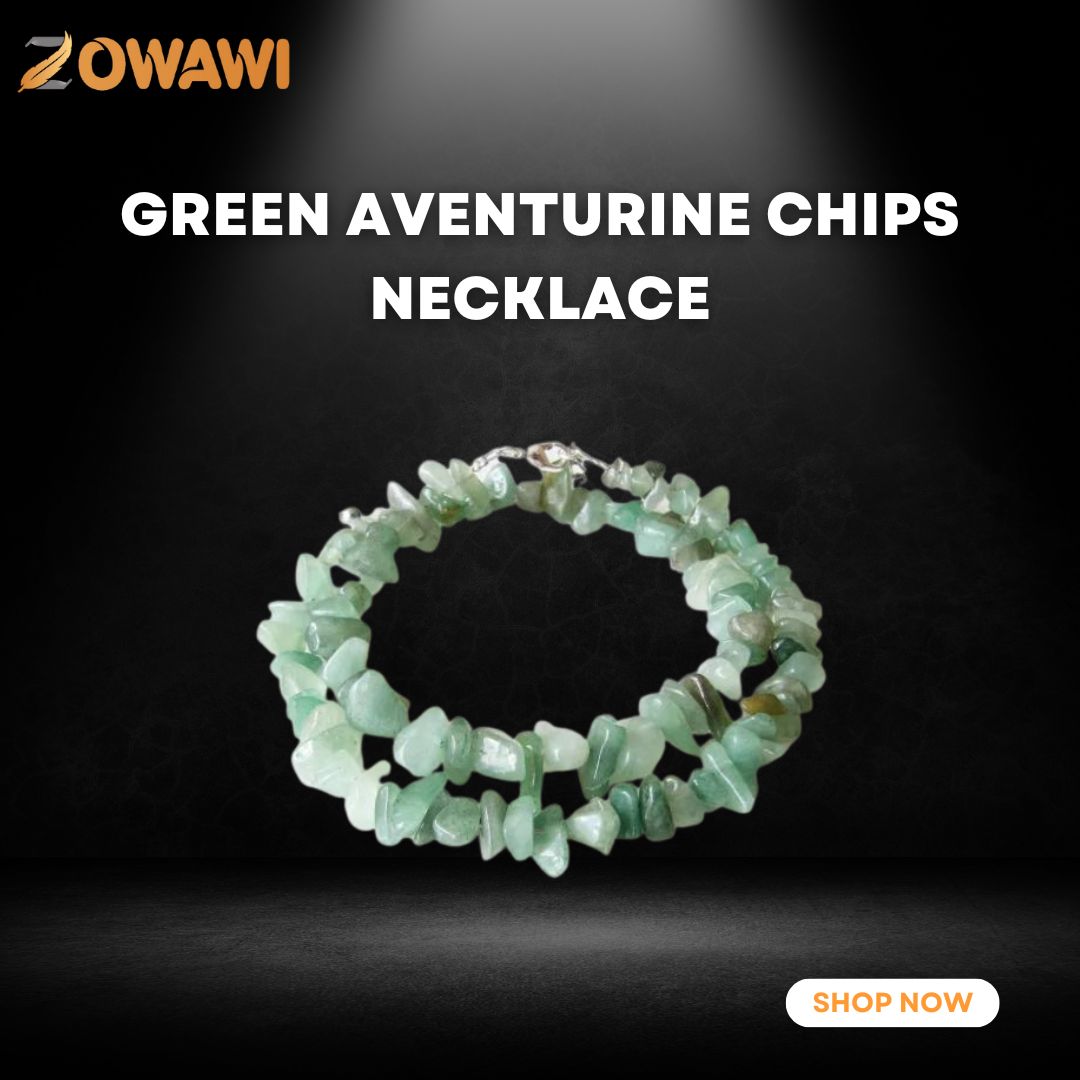 Green Aventurine Chips Necklace