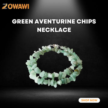 Green Aventurine Chips Necklace