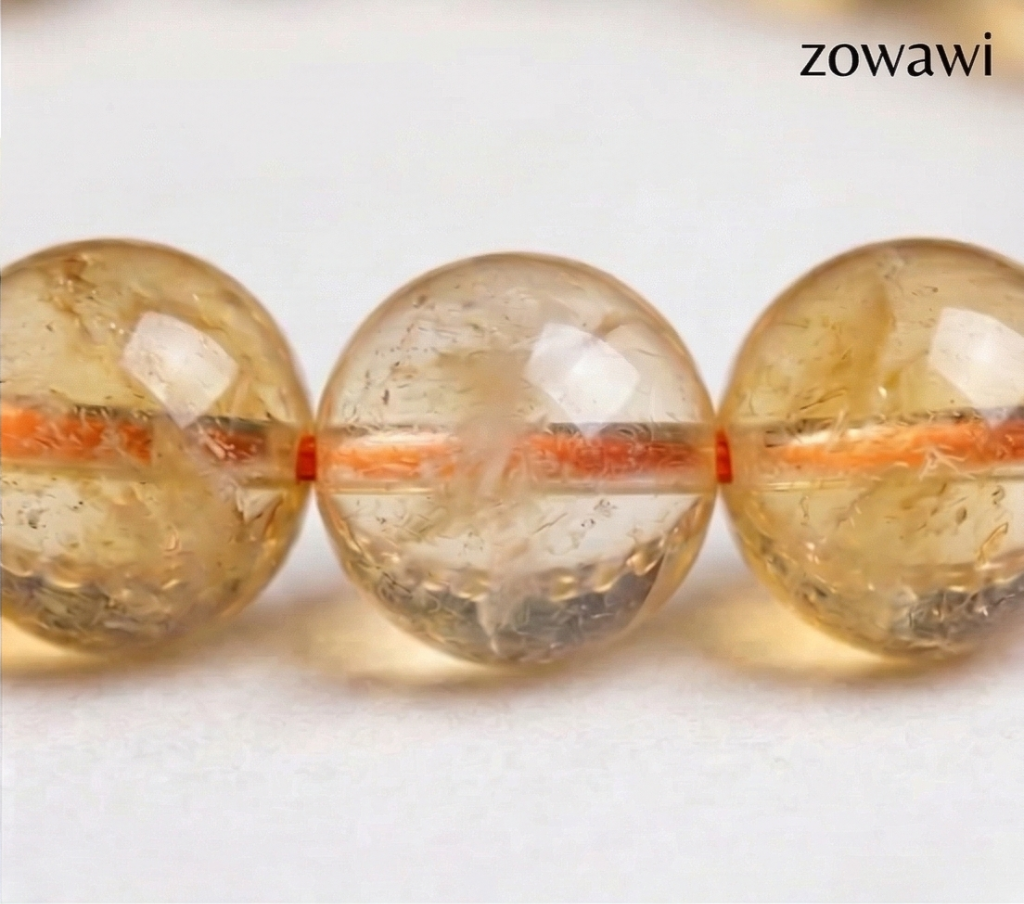 Natural Citrine Bracelet 8mm Beads Size ( 5 pcs combo )