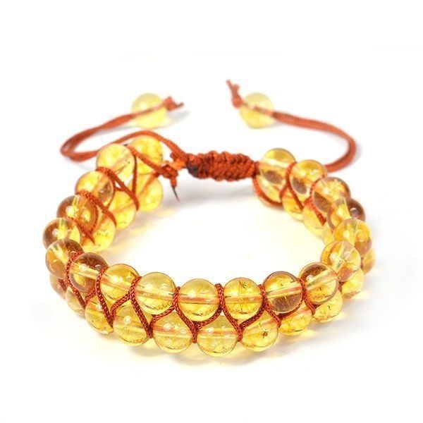 Natural Citrine Premium Quality Bracelet 8mm Beads Size