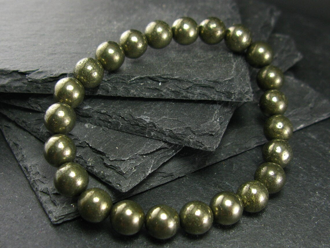 Natural Pyrite Bracelet Unisex Bracelet