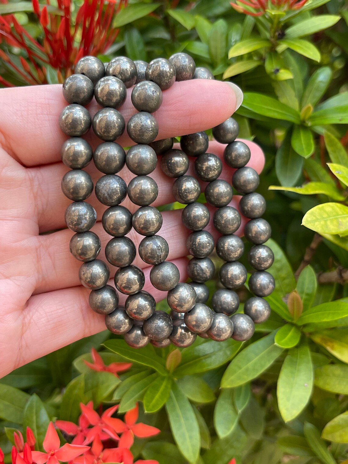 Natural Pyrite Bracelet Unisex Bracelet