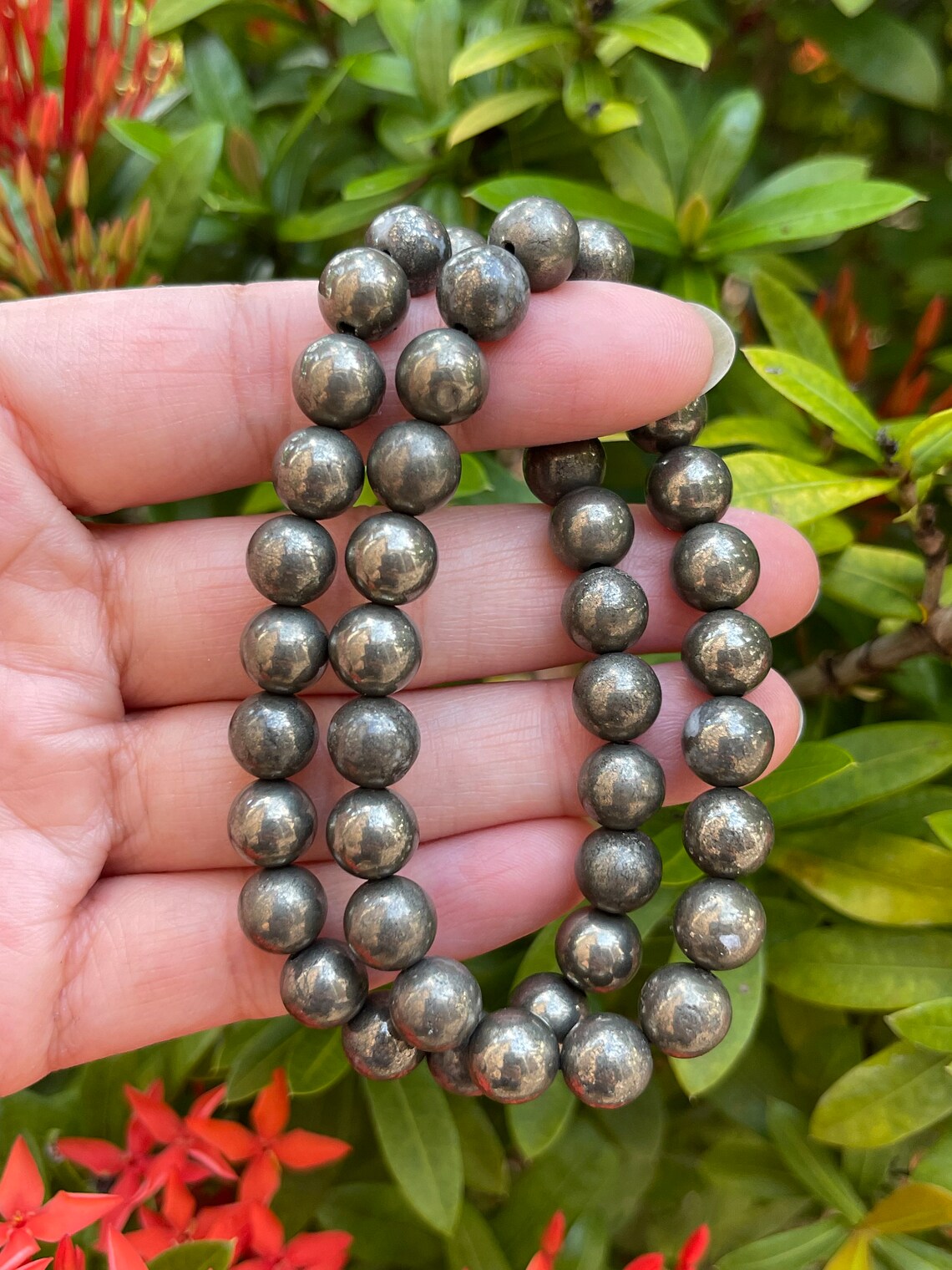 Natural Pyrite Bracelet Unisex Bracelet