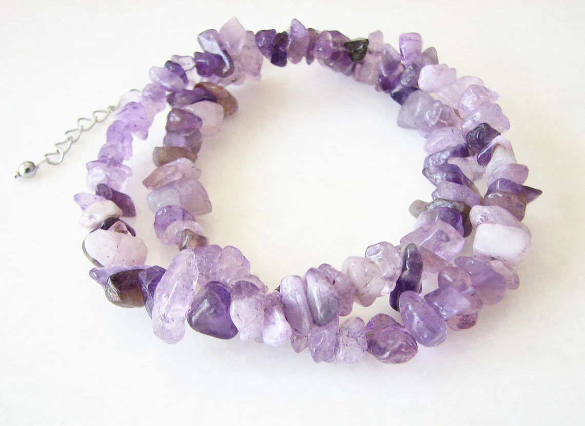 Amethyst Chips Necklace