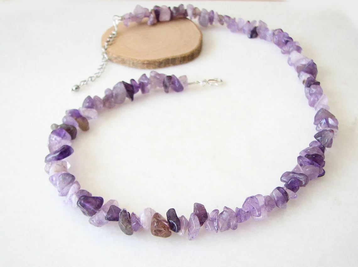 Amethyst Chips Necklace