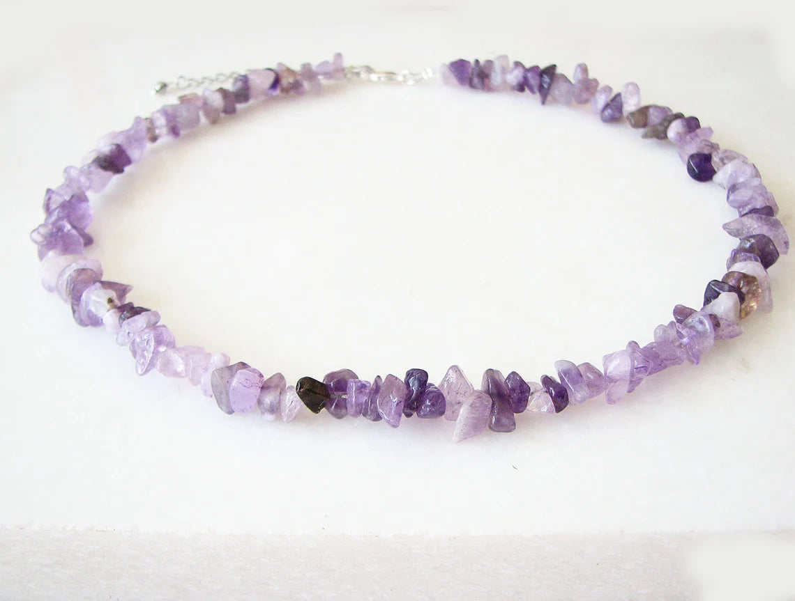 Amethyst Chips Necklace