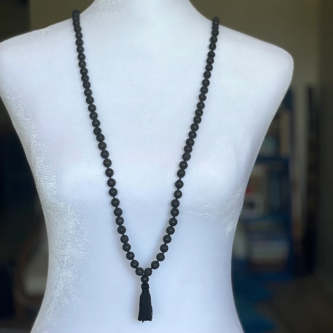 Lava Rock Mala Beads - Traditional Mala Beads