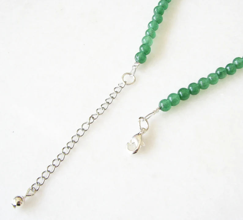 Green Aventurine Necklace 6mm Beads Size