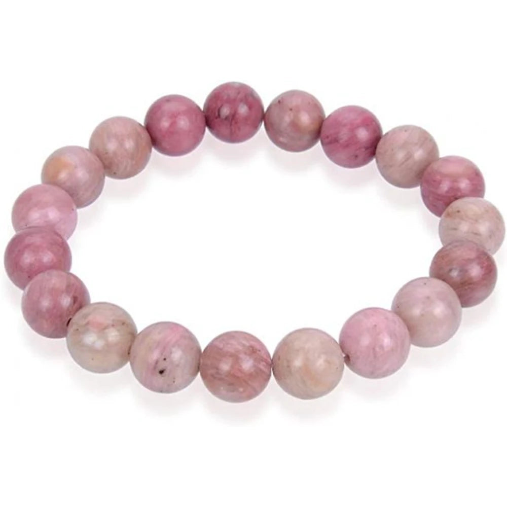Natural Rhodocrosite 10mm Bracelet