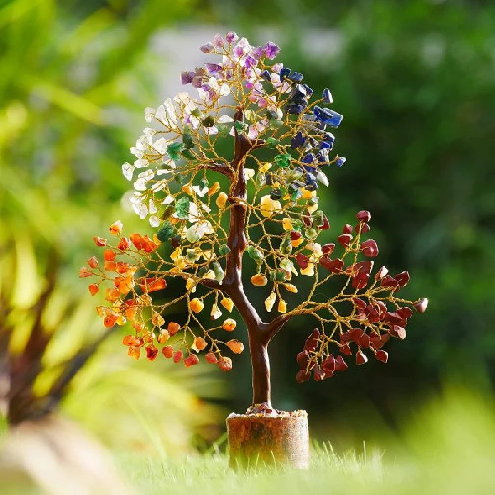 Natural 7 Chakra Tree 300 Beads