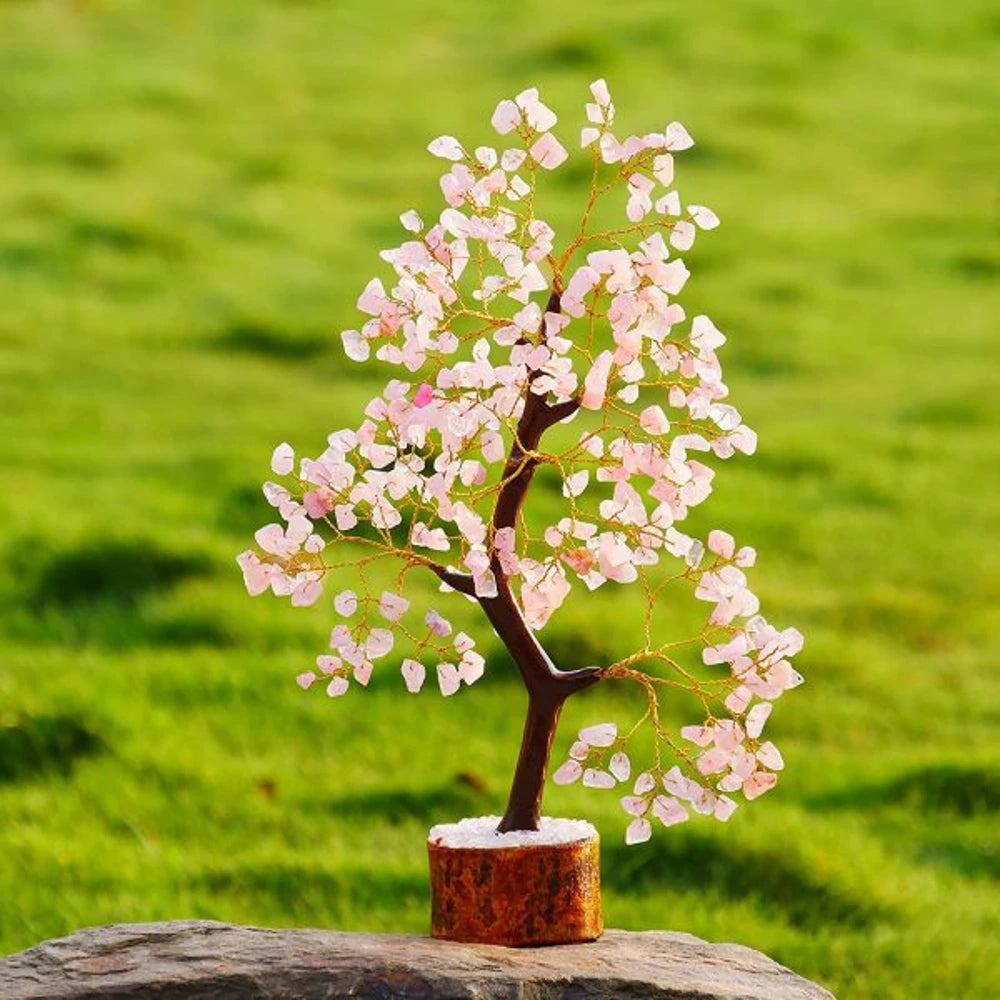 Natural Rose Quartz Tree 300 Beads