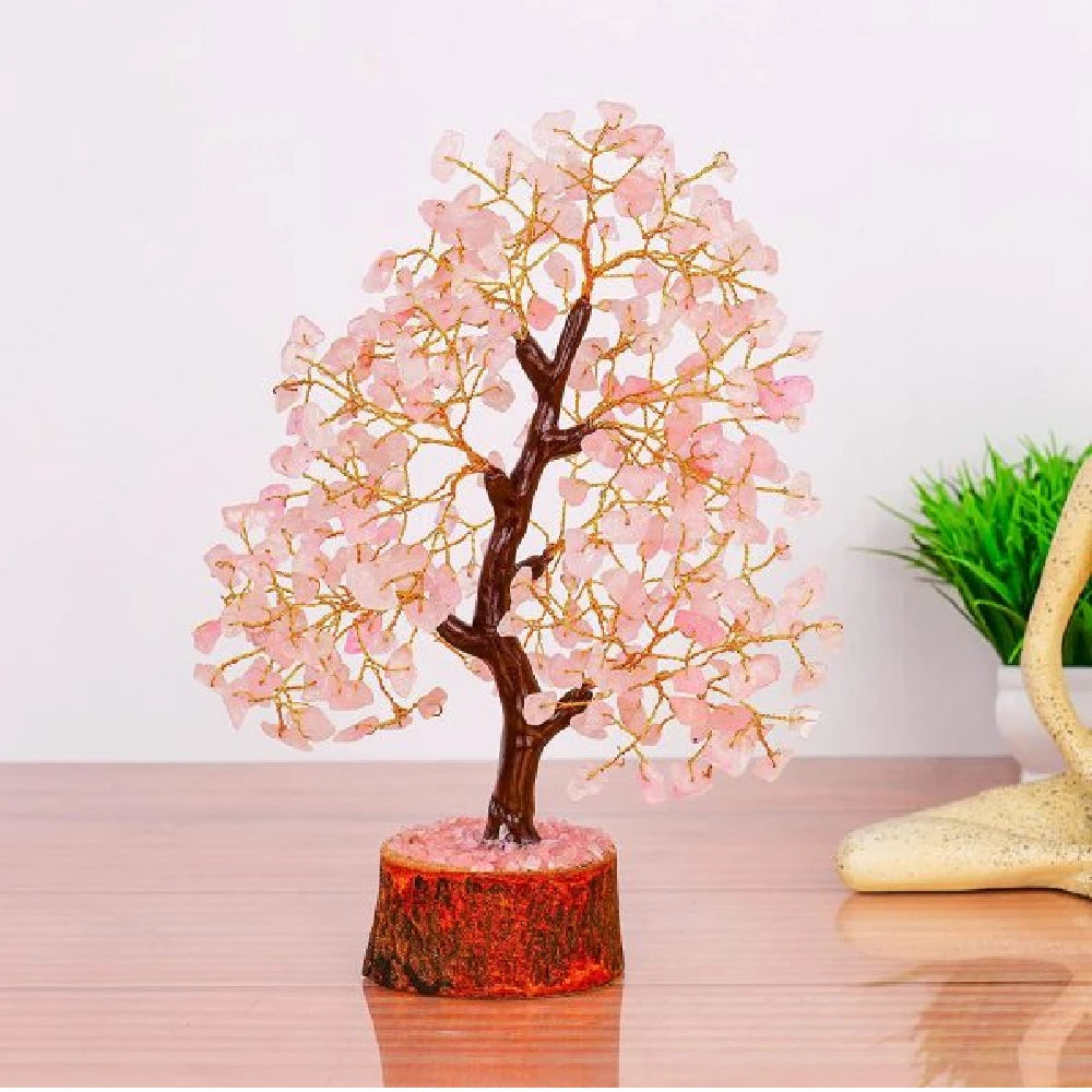 Natural Rose Quartz Tree 300 Beads