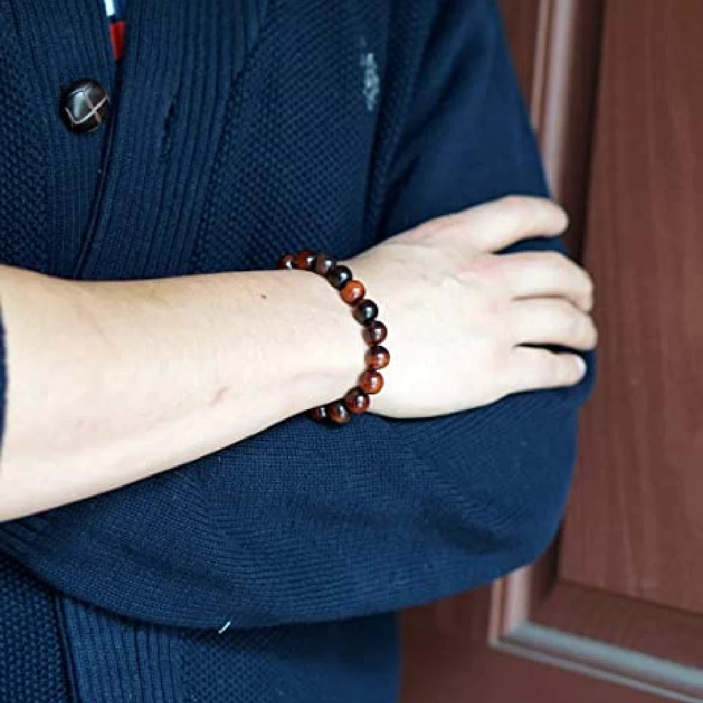 Natural Red Tiger Eye 10mm Bracelet