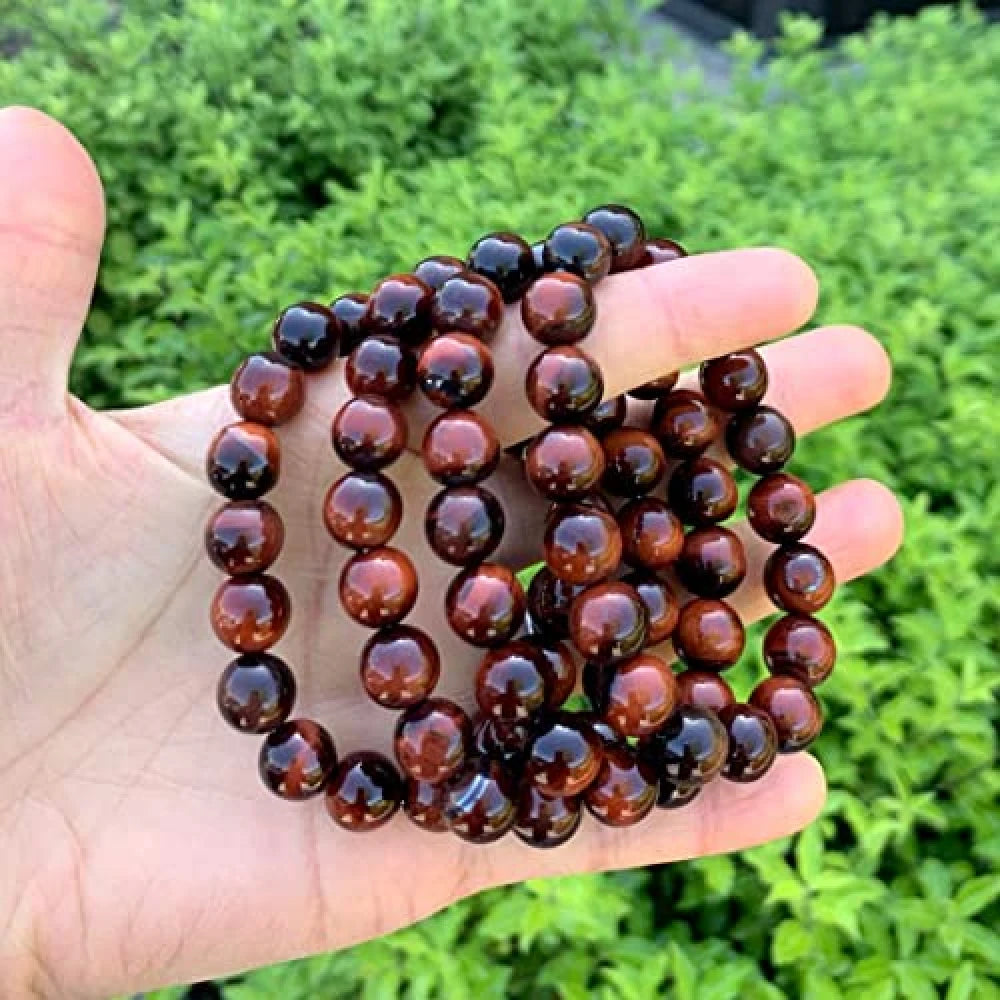 Natural Red Tiger Eye 10mm Bracelet