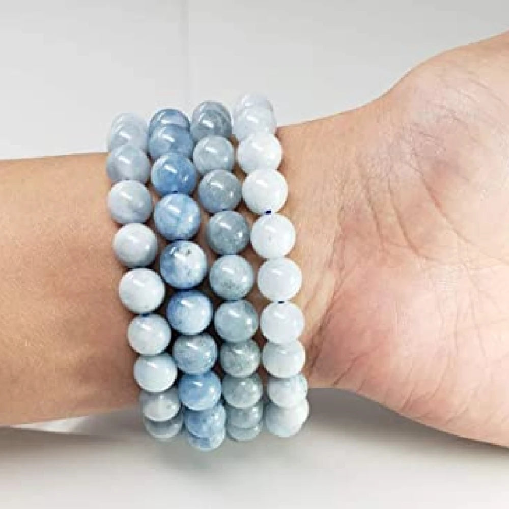 Aquamarine Crystal Bracelet