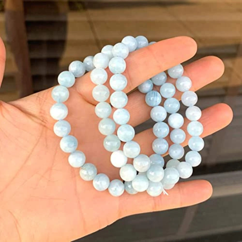 Aquamarine Crystal Bracelet