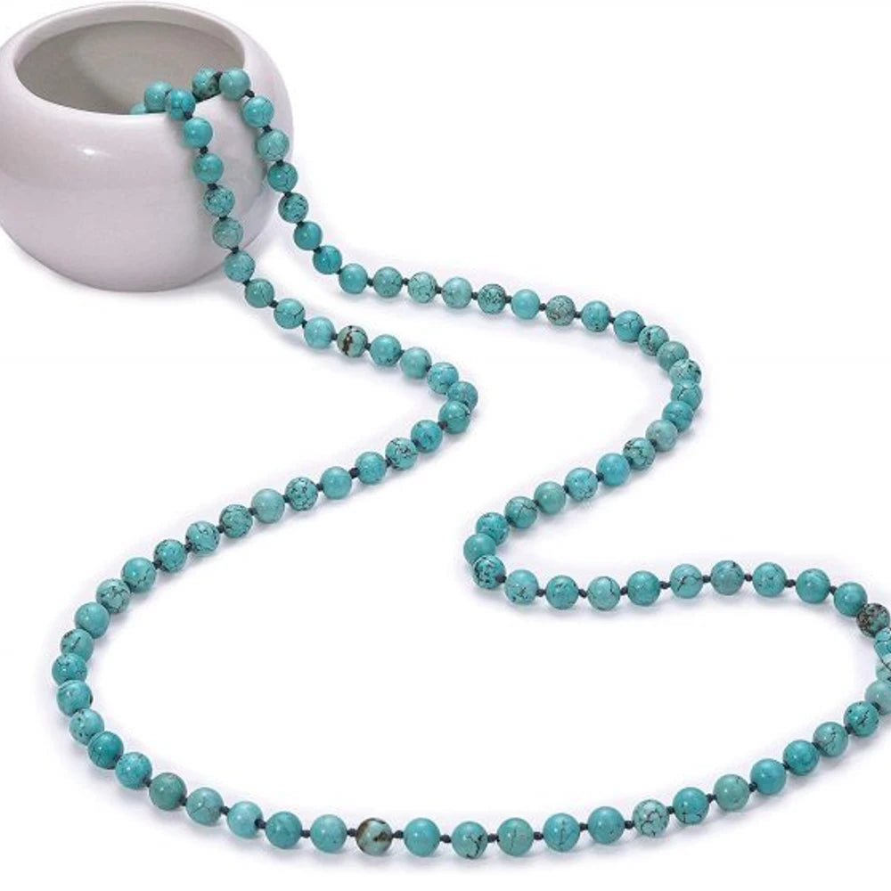 Natural Turquoise Beads Endless Necklaces