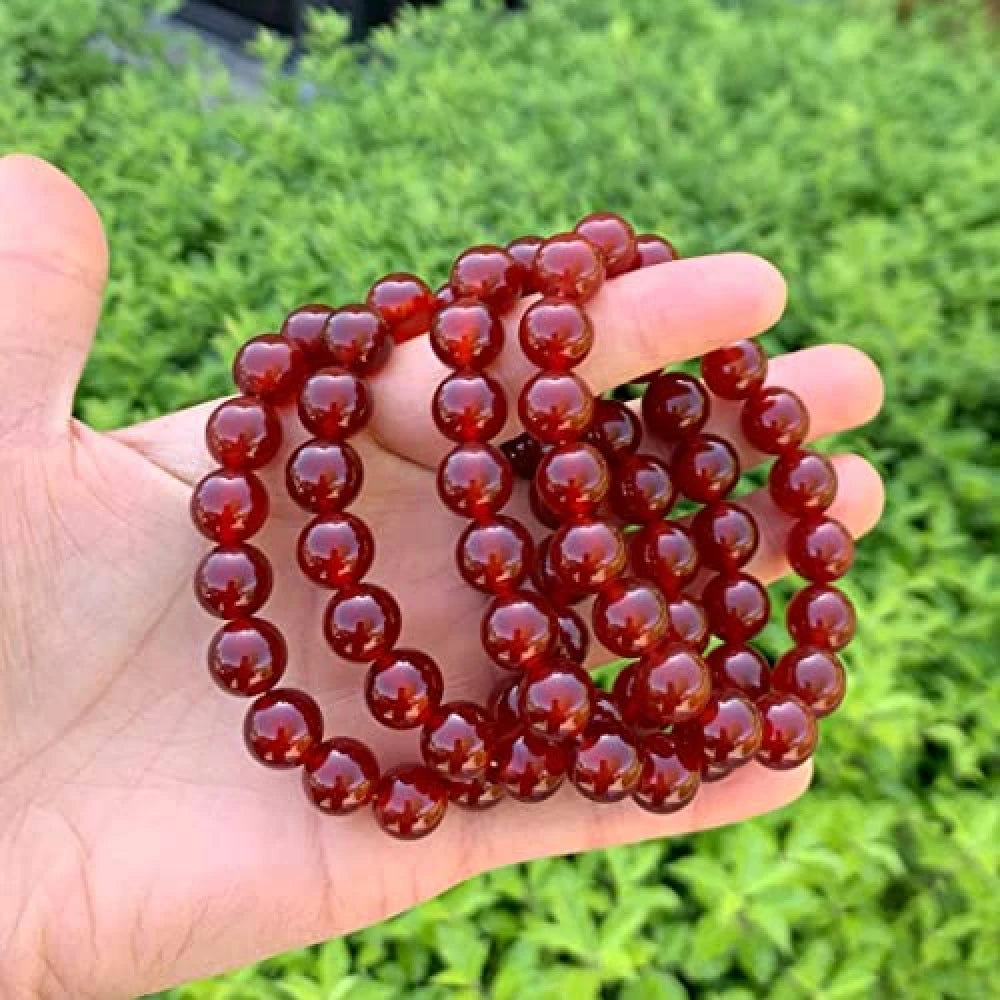 Natural Carnelian 10mm Bracelet