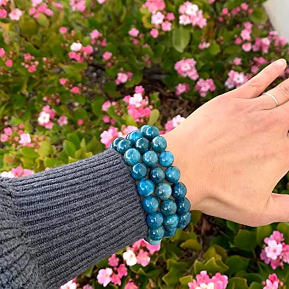 Natural Apatite 10mm Bracelet