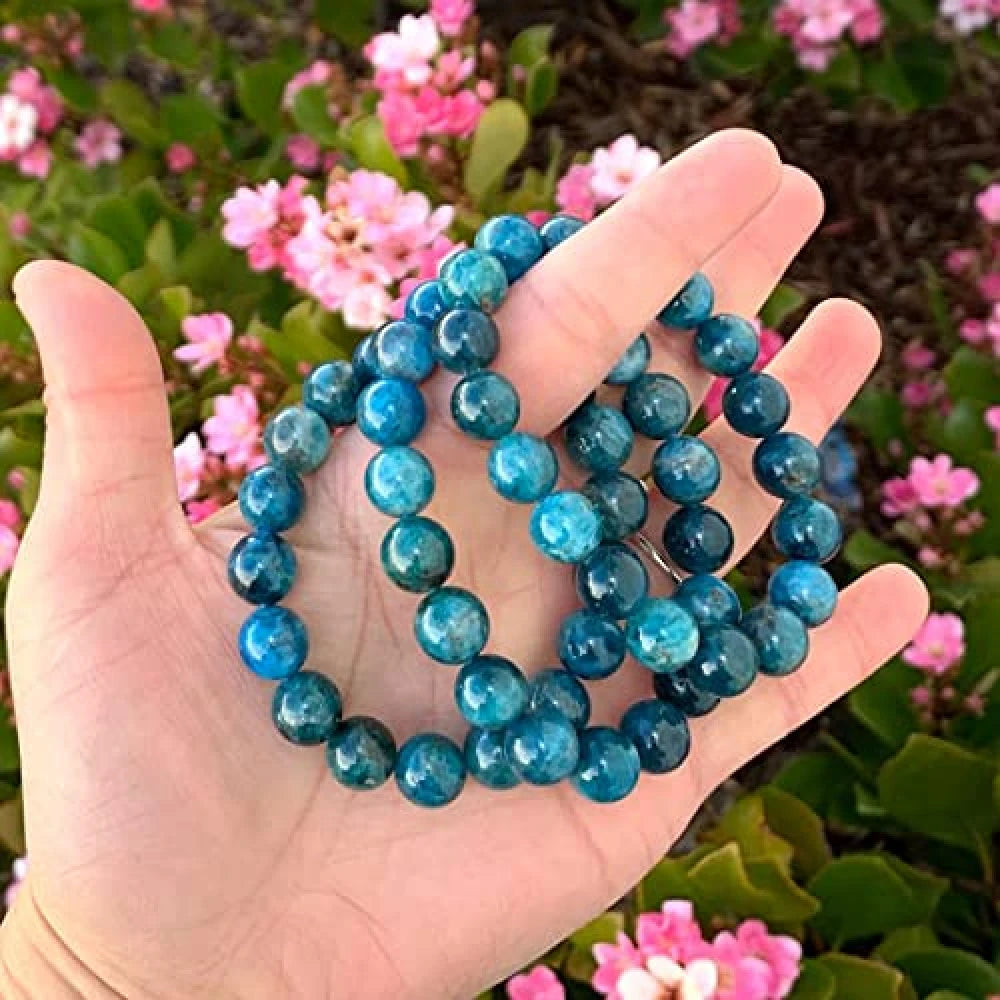 Natural Apatite 10mm Bracelet