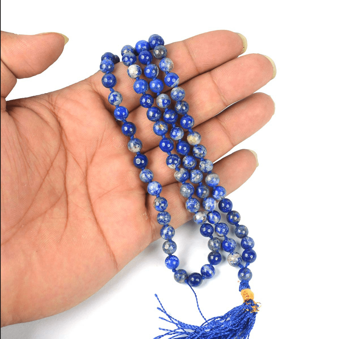 Natural Lapis Lazuli 6mm Mala 108 Beads